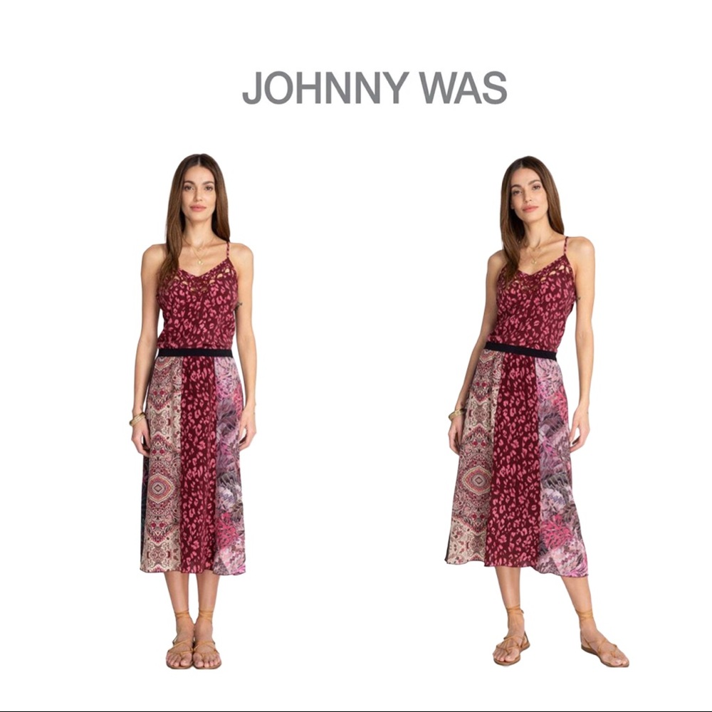 JOHNNY WAS Valencia Panelled Skirt
